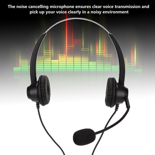 H360D‑3.5‑U901 Binaural Business Headset 3.5mm USB Office Headset Supports S Fit - Photo 8/24