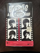 THE BEATLES A HARD DAYS NIGHT Original 1980s BetaMax Tape Beta