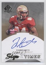 2013 SP Authentic Sign of the Times Rodney Smith #ST-SR Auto 0c2