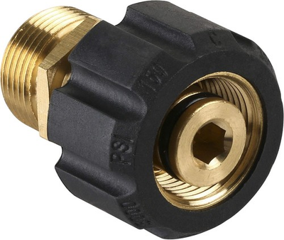 #ad Pressure Washer Adapter M22 15Mm Female Thread to M22 14Mm Male Fitting 4500PSI $14.44