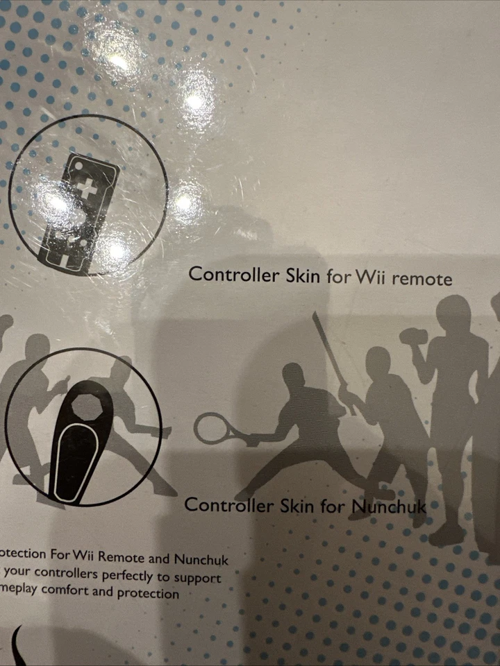 Mando a distancia Nintendo Wii y fundas de goma rojas Nunchuk nuevas Foto 4 de 4