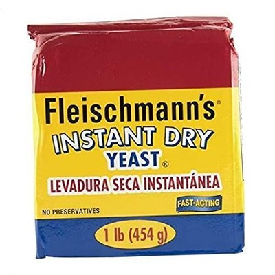 Fleischmann s Yeast, Fleischmann s Instant Dry Yeast, 16 Ounce - 1 Pack, Fast...