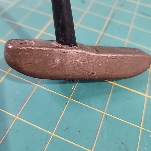 Stan Thompson Tailored SeeMore PinPointer Golf Putter Two Way 36.5" Brass Club - Picture 4 of 20