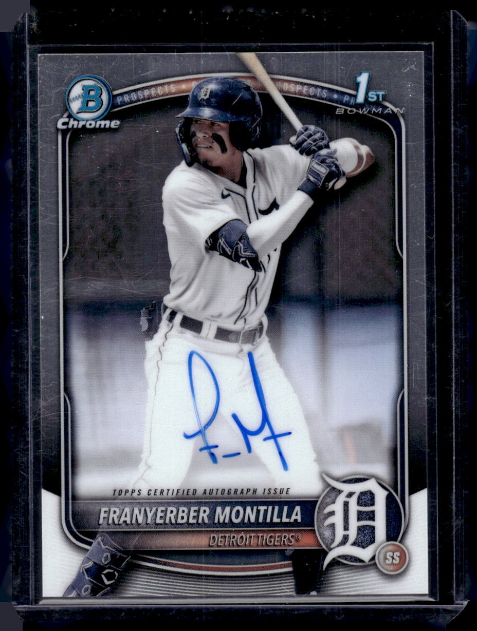 2025 Bowman #CPA-FM Franyerber Montilla Chrome Prospect Autographs