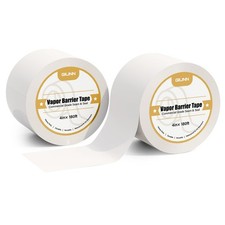 Vapor Barrier Tape 2 Rolls, 4" Wide x 180' Long Moisture Barrier Tape, 9 mil ...
