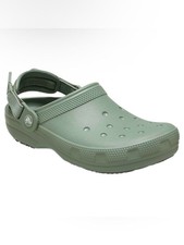Crocs at Work Classic Slip Resistant Work Clog in Moss Size 12
