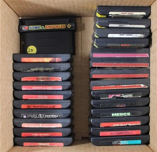 Discounted Genesis Lot Of 25 Games Lion King Jurassic Park Mercs