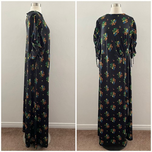 ASOS Design Maternity Floral City Maxi Tea Dress Stretch Modest Size 16 NWT