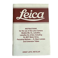 LEICA GENERAL CATALOGUE FOR 1955-58 By Ernst Leitz Cameras New 