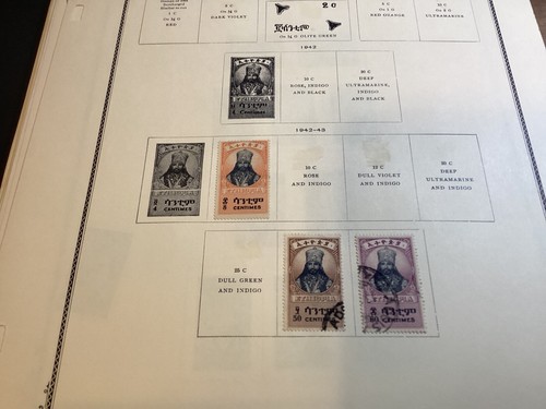 ICOLLECTZONE Valuable Mint & Hinged Ethiopia Collection Scott pages (COL338) - 第 5/24 張圖片