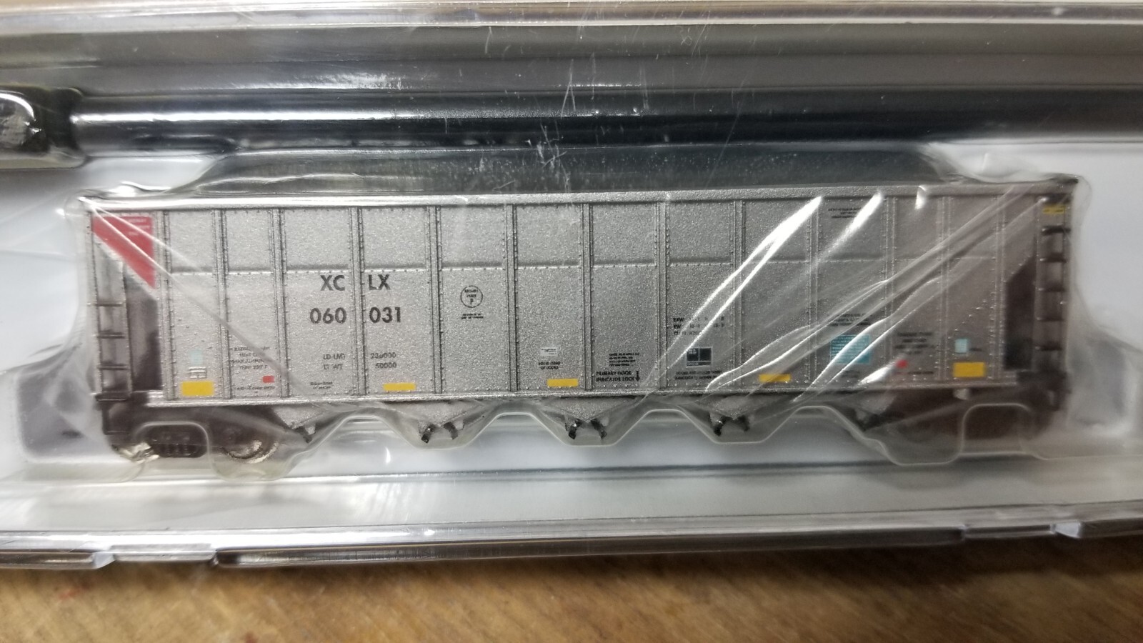 XCLX RR AutoFlood III Rapid Discharge Coal Hopper 060031 Rapido 538038A ...