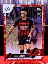 MARKO LAZETIC 2022-23 Topps Jade Chinese New Year #095/150 AC MILAN RC Serbia
