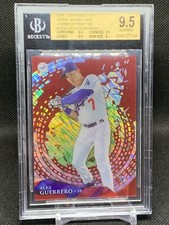 2014 High Tek Spiral Bricks Red Storm Diffractor ALEX GUERRERO RC #/10 BGS 9.5