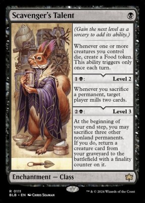 *MtG: SCAVENGER'S TALENT - Bloomburrow Rare - magicman-europe*