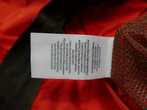 Polo Ralph Lauren Pants Flight Orange Cargo Military Patches Windbreaker NWOT S - Picture 4 of 4