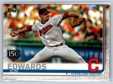 2019 Topps #528 Jon Edwards 150th Anniversary Cleveland Indians