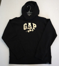 GAP x Disney 778326-08 Kids Sz XL 12 Black/Gold Mickey Mouse Pullover Hoodie