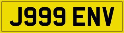 JENS NUMBER PLATE JEN V REGISTRATION JENNY J999 ENV WITH ALL FEES PAID JENNIFER