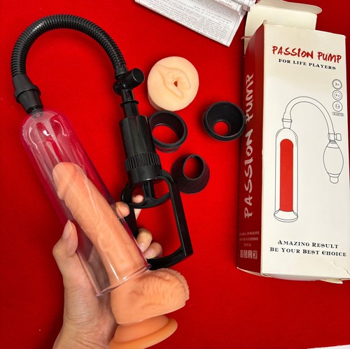 Bomba de pene de 20 cm Powerpump alargamiento del pene ayuda para la impotencia bomba de vacío hombres DE - Imagen 7 de 16