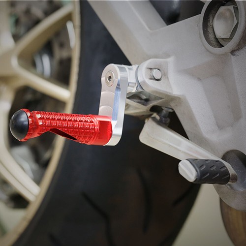 MPRO 1.5 inch Riser Red Front Foot Pegs For Sprint ST/RS/955i 01 02 03 04 - Picture 4 of 6