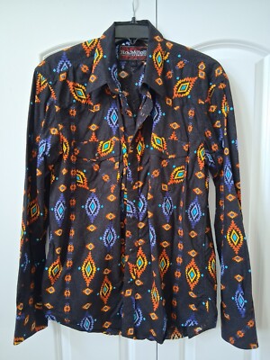 Rock & Roll Cowboy designer wear Western shirt Men's Large