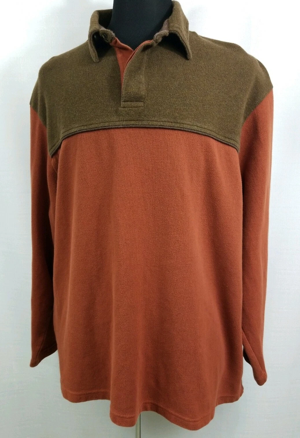 Outdoors Rountree Yorke Mens XXL Jacket Sweatshirt Long Sleeve Pullover Brown
