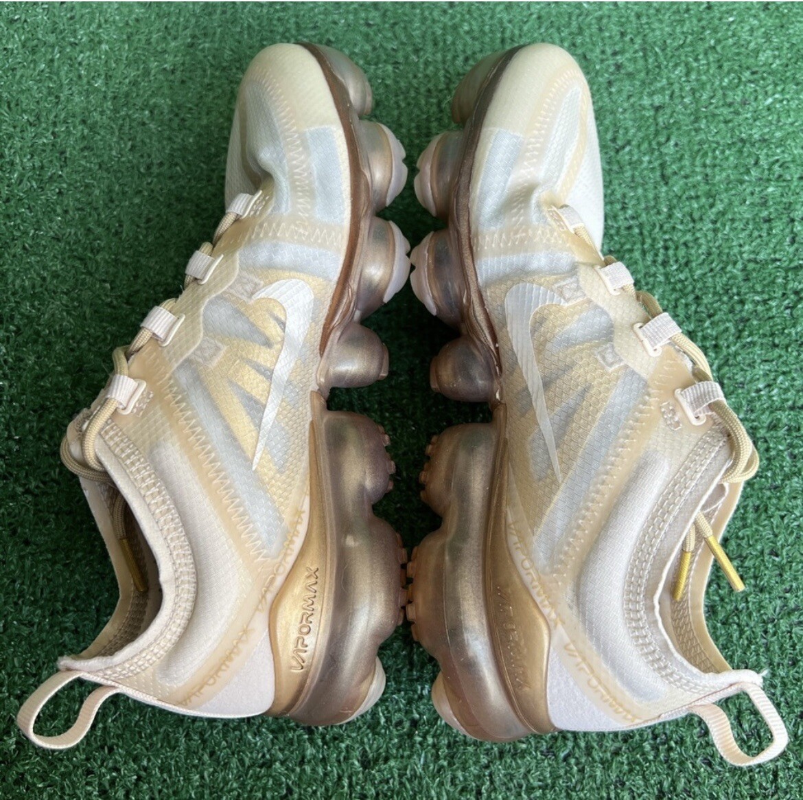 ウィメンズ Nike Air VaporMax 2019 Cream Light Bone NO RESERVE* Nike Air VaporMax 19 Cream Light Bone Wmn's