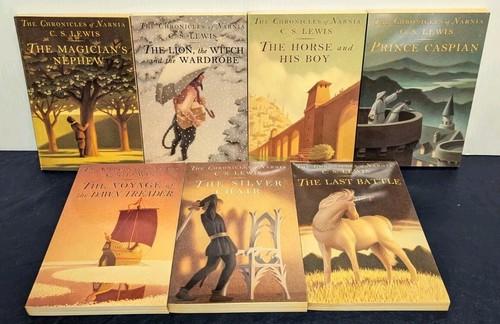 C.S. Lewis The Chronicles of Narnia 1994 1st ed SC Boxed Set Good condition - Picture 5 of 13