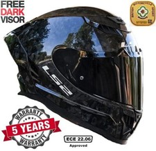 LS2 FF807 DRAGON 6K CARBON FIBRE DUAL VISOR F...
