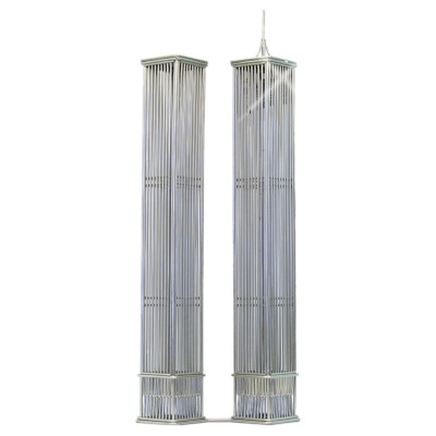 Twin Towers Wire Model [14 In]