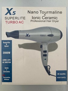 X5 Superlite Turbo corriente alterna (Nano Turmalina + Secador iónico  cerámico) Modelo # 7014 | eBay