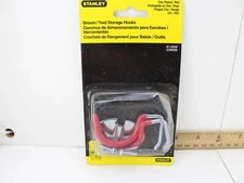 Stanley 81-9350 Broom/Tool Storage Hooks Zinc Plated Brand New