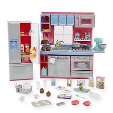 80pc Doll Kitchen Refrigerator Accessories Playset 80" American Girl ...