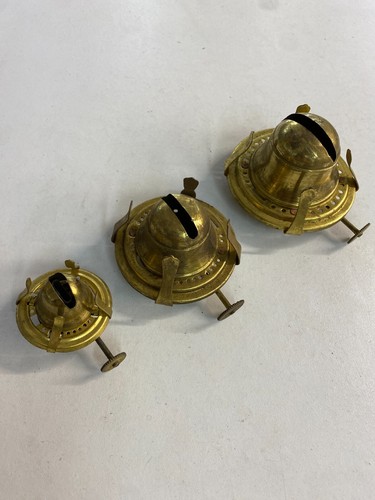 "QUEMADOR DE LÁMPARA DE LATÓN SÓLIDO 1/2"" 3/4"" 1"" con rosca de tornillo de bobinado de mecha de colección NUEVO DE LOTE ANTIGUO - Imagen 15 de 24