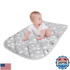 Baby Gym Play Mat Compatible with Fisher-Price Deluxe Kick 'n Play Piano Gym,