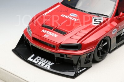 EIDOLONmakeupLIBERTYWalk/ER34限定200台 Make Up Co., Ltd / Eidolon 1:43 Nissan Skyline LB-ER34 Super