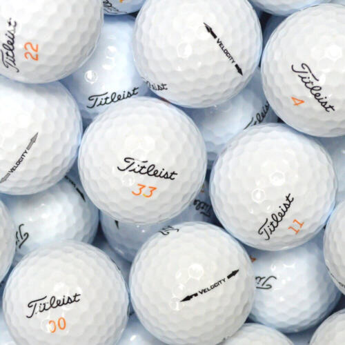 Titleist VELOCITY Golf Balls - PEARL / GRADE A - Ace Golf Balls 🏌️ o ⛳ - Afbeelding 1 van 1
