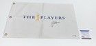 JACK NICKLAUS SIGNED PLAYERS CHAMPIONSHIP PIN FLAG GOLDEN BEAR PROOF PSA COA  — photo 1
