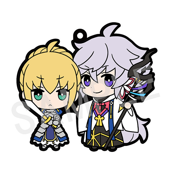 カラマリ　アクキー Fate/Grand Order Rubber Mascot Buddy Colle Keychain Saber Altria