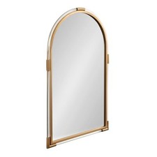 Kate and Laurel Arceo Modern Glam Acrylic Arch Mirror, 22 x 34, Gold, Arched ...