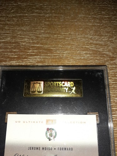 2000-01 UD Ultimate Collection Bronce /200 Jerome Moiso #JM-B SGC 96 novato automático - Imagen 7 de 8