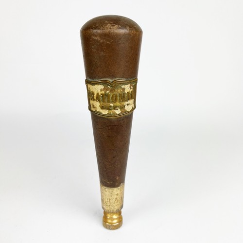 Vintage National Beer Wooden Tap Handle Baltimore Maryland Antique