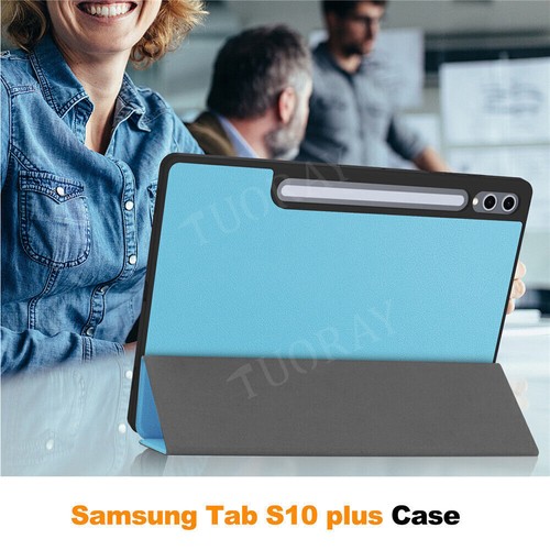 For Samsung Galaxy Tab S10 Plus 12.4 S9 FE S8 S7 Tablet Leather Case Stand Cover - Picture 64 of 84