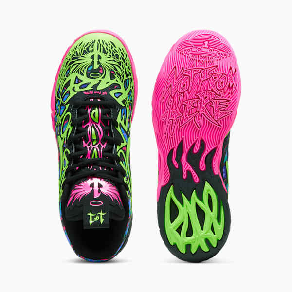 310837-01 Puma MB.04 Heem Puma Black Luminous Pink Electric Lime