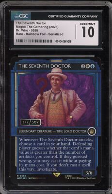 Magic MTG The Seventh Doctor Dr. Who Ser #377/507 RN Foil #0558