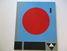 28 INCH GERALD ROWLES PAINTING EXPRESSIONIST ABSTRACT MODERNIST CUBISM CUBIST