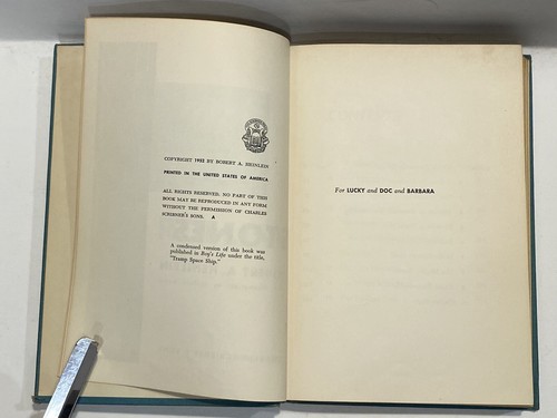 THE ROLLING STONES by Robert A. Heinlein 1st Ed. 1st Print 1952 HC No DJ Sci-fi! - Picture 3 of 13