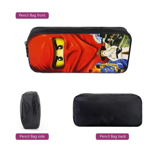 Ninjago Anime 3tlg/Set Rucksack Schüler Schule Umhängetasche Backpack Kinder 2024 - Bild 20 von 33