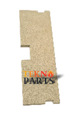 Deflettore  fumi in vermiculite ORIGINALE per stufe MCZ cod.41151401000