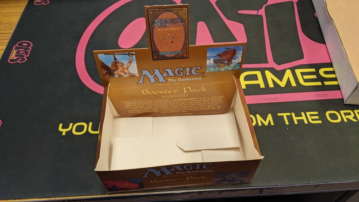 mtg revised booster box Amazon.com: Magic the Gathering Booster Pack ~ Revised Edition : Toys &  Games